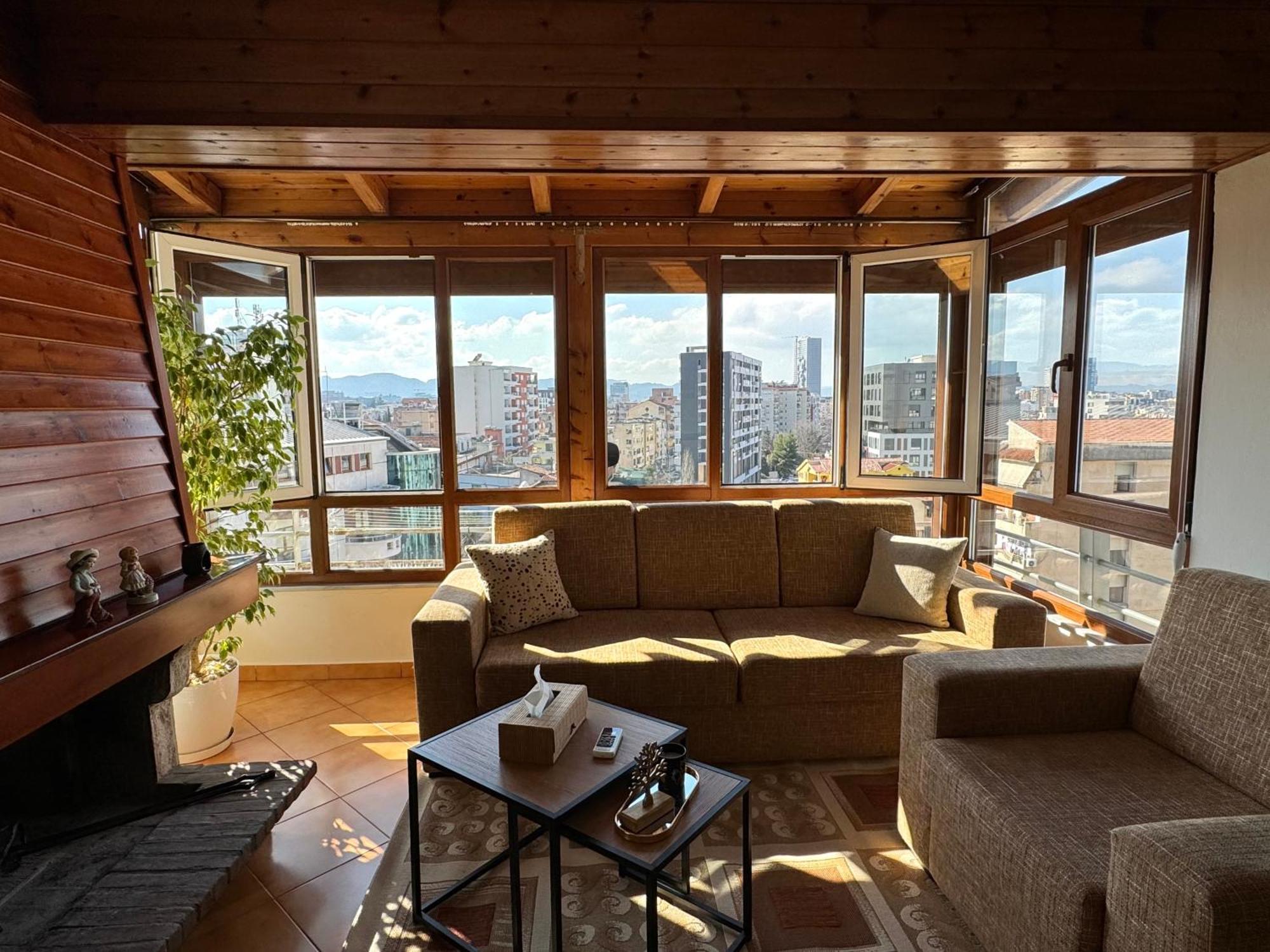 Skyview Oasis Premium Apartment Тирана Экстерьер фото